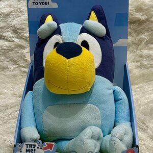 Bluey 13" Talking Plush Interactive - 9 Different Phrases - New